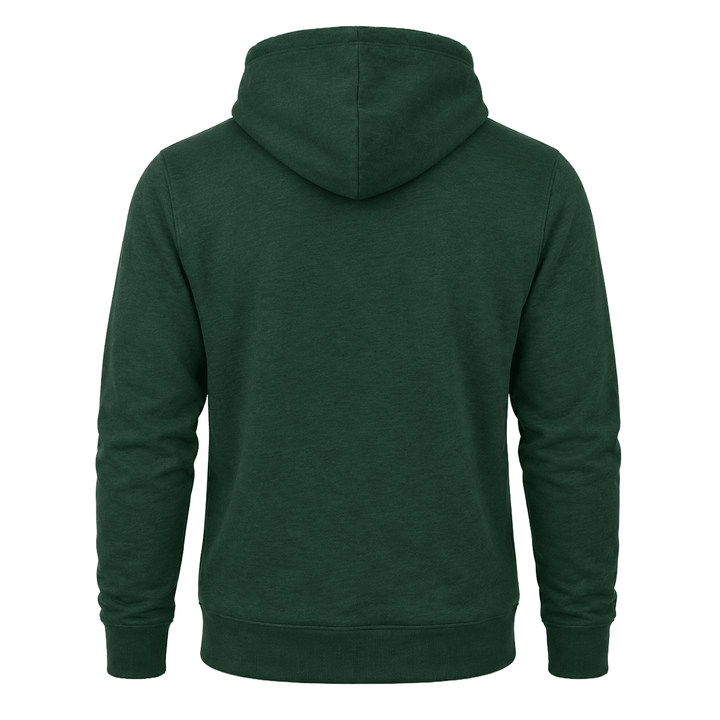 Backside of green Michigan State sweatshirt hoodie