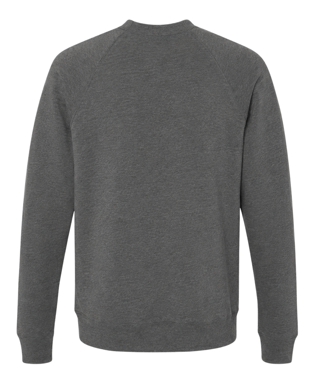 MSU Chicago Spartans Sparty with Flag Dark Grey Crewneck Sweatshirt