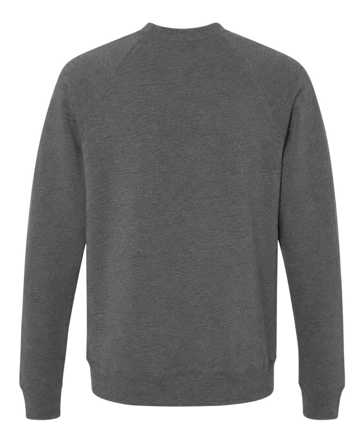 MSU Chicago Spartans Sparty with Flag Dark Grey Crewneck Sweatshirt