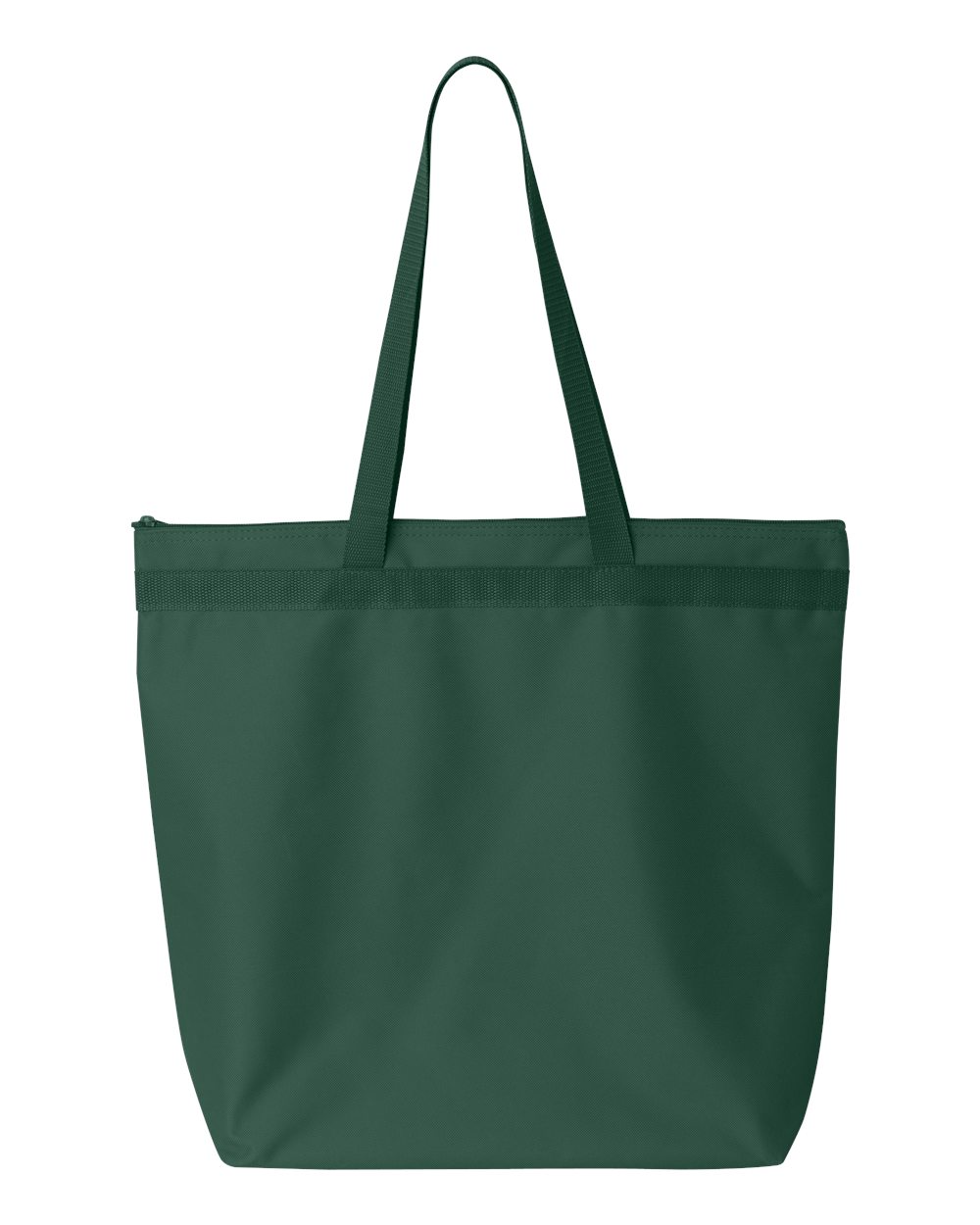 NYC Spartans Skyline Green Tote with Zipper