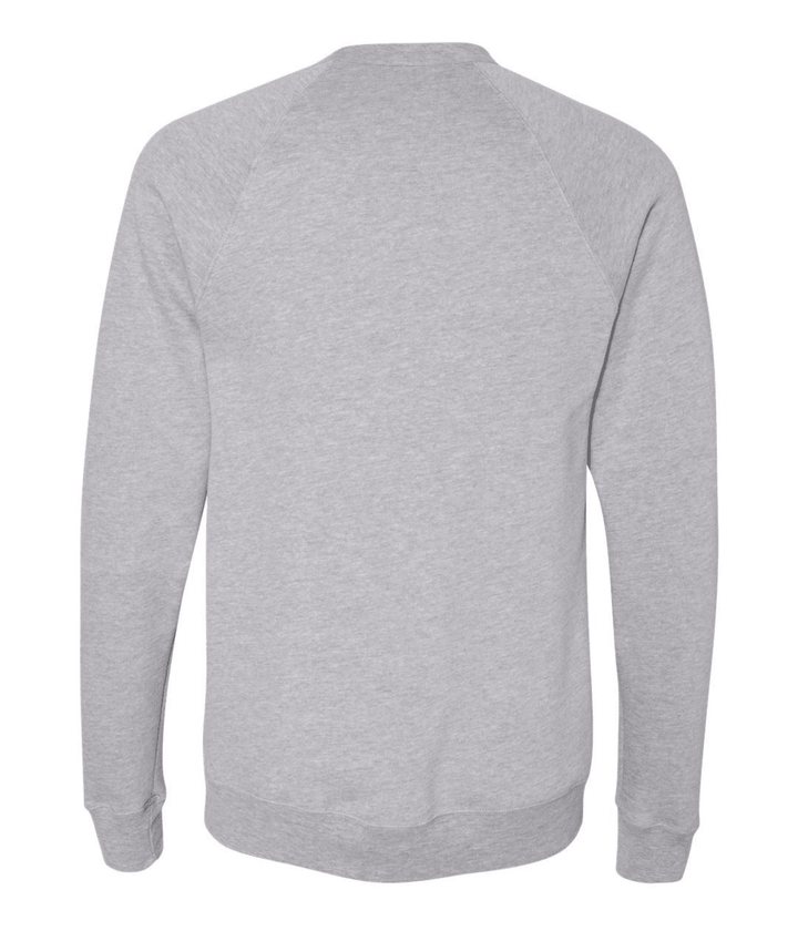 Backside of Michigan State crewneck sweatshirt.