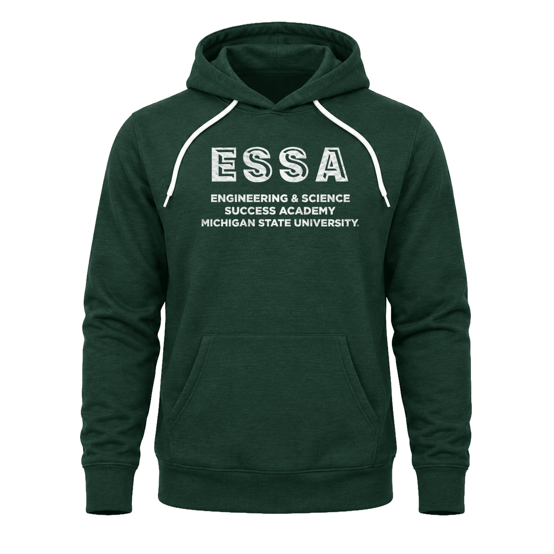 Green Michigan State Engineering & Science Success Academy hoodie.