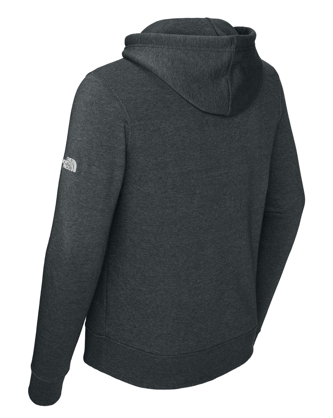 Back view of the Michigan State North Face Sweatshirt Hoodie from Nudge Printing