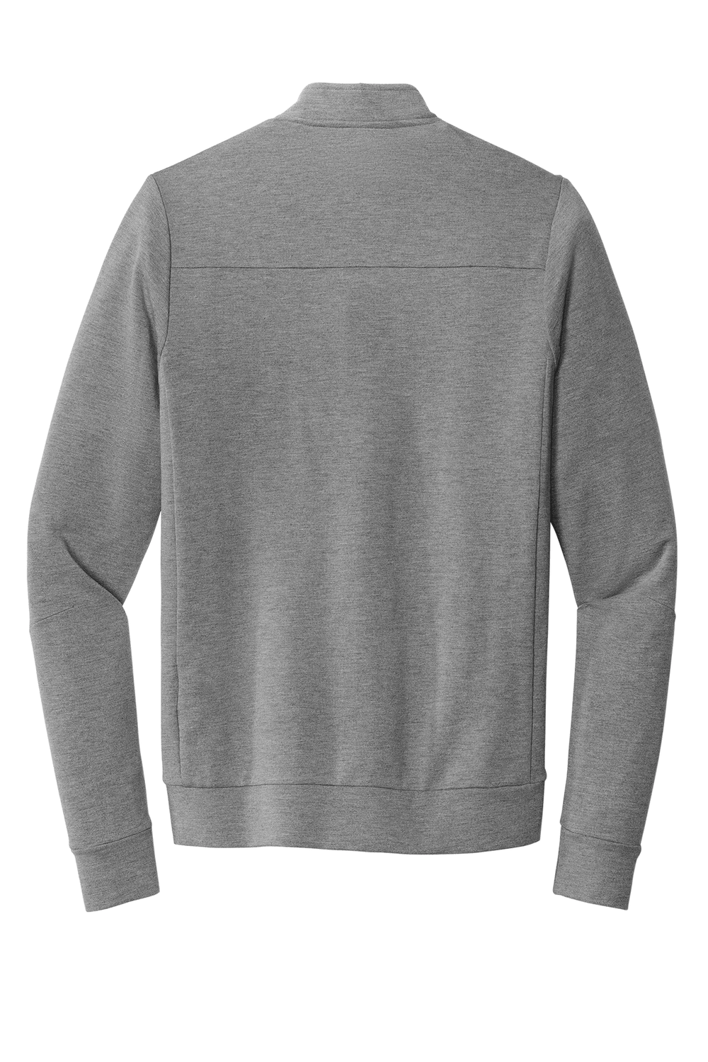 Backside of grey Michigan State Mid-Michigan Spartans lightweight quarter-zip.