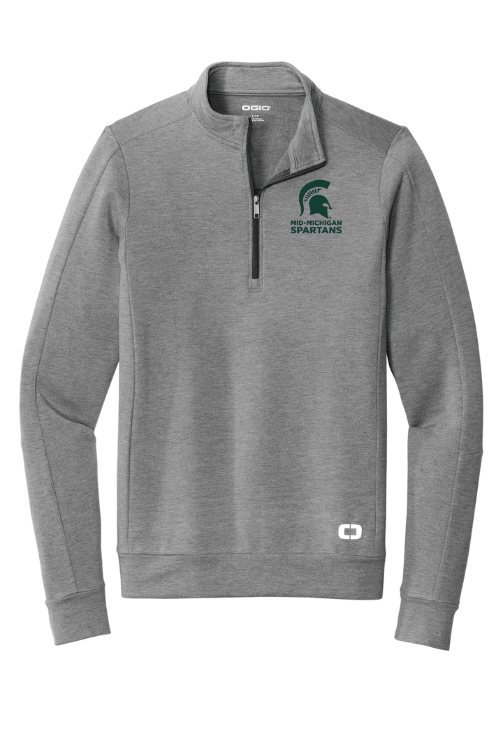 Lightweight Michigan State OGIO Mid-Michigan Spartans quarter-zip pullover. 