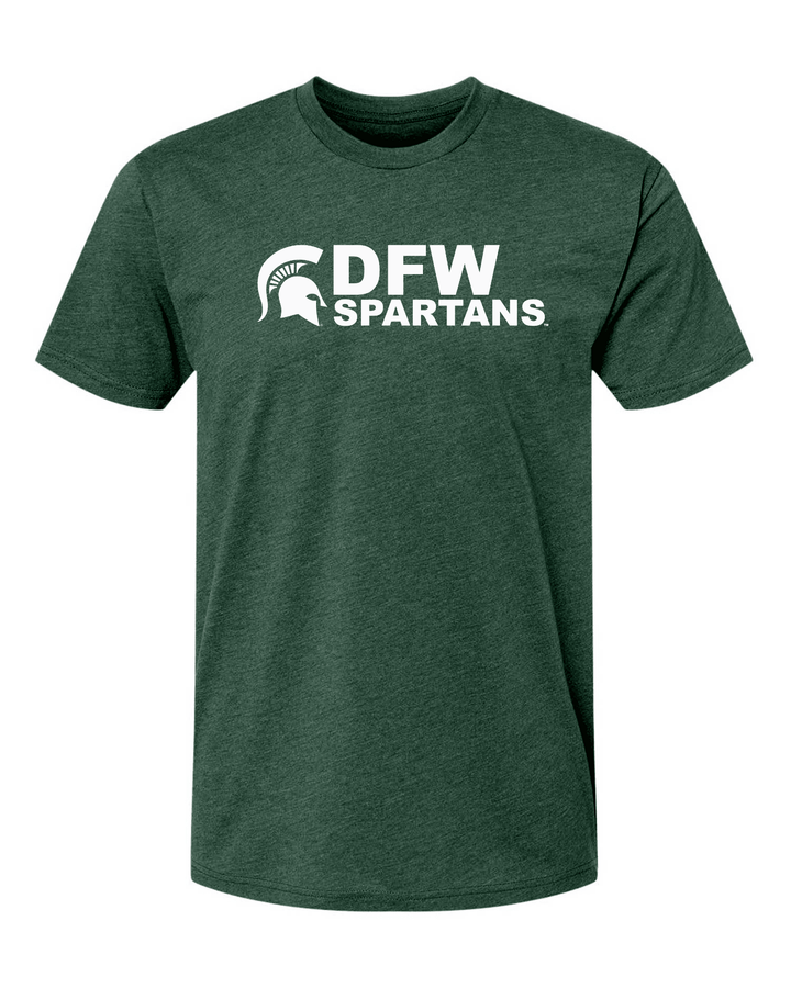 Green Michigan State Dallas-Fort Worth Spartans t-shirt.
