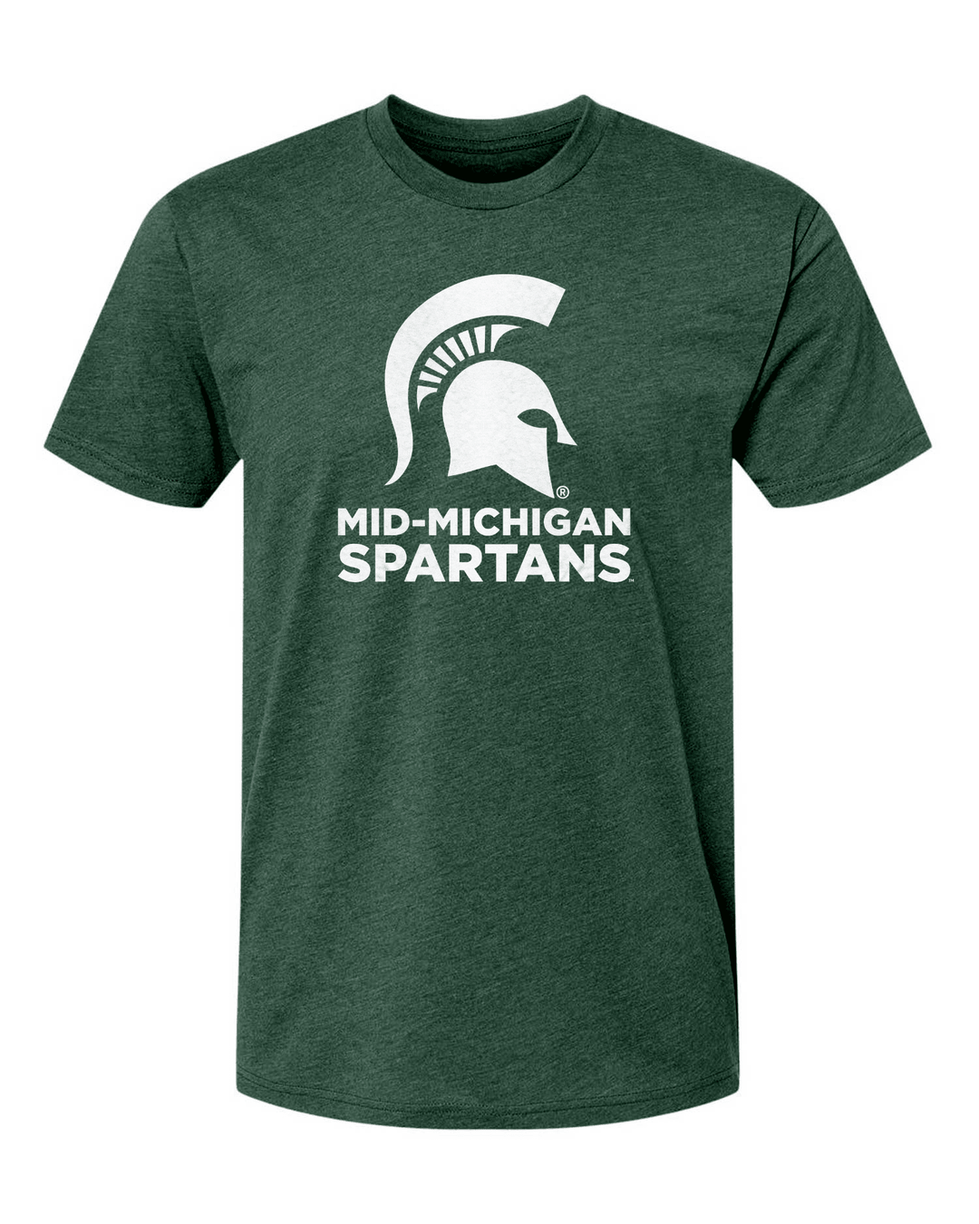 Green Michigan State Mid-Michigan Spartans shirt.