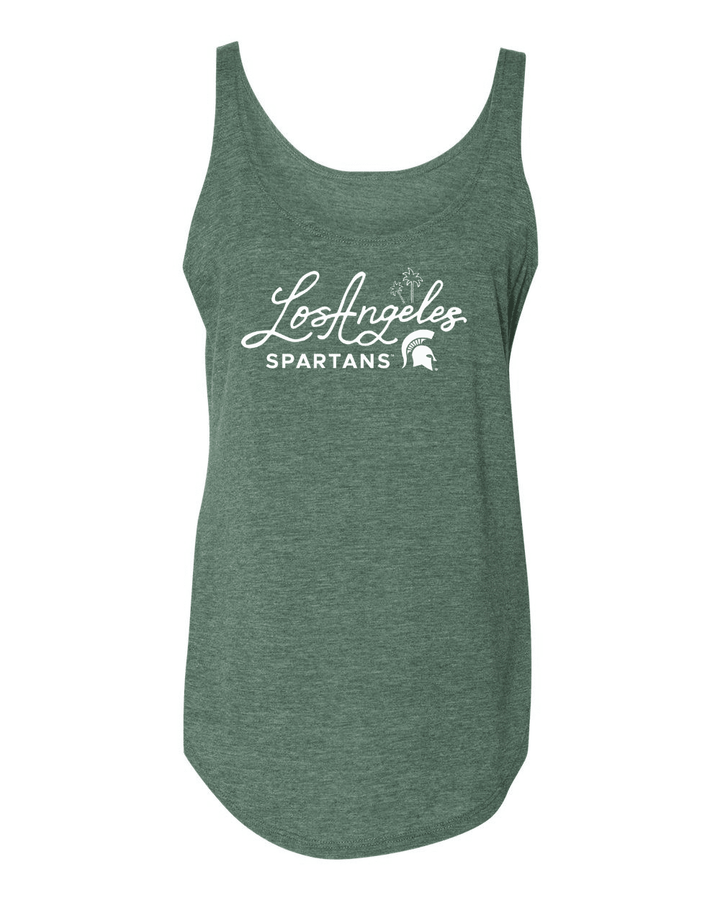 Light green Michigan State Los Angeles Spartans women&