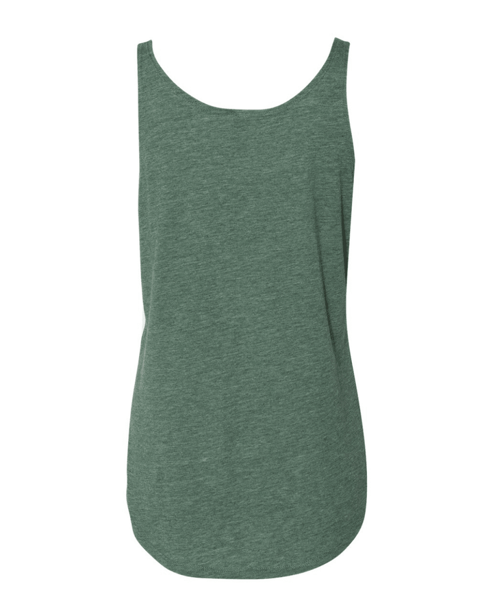 Backside of light green Michigan State Los Angeles Spartans women&
