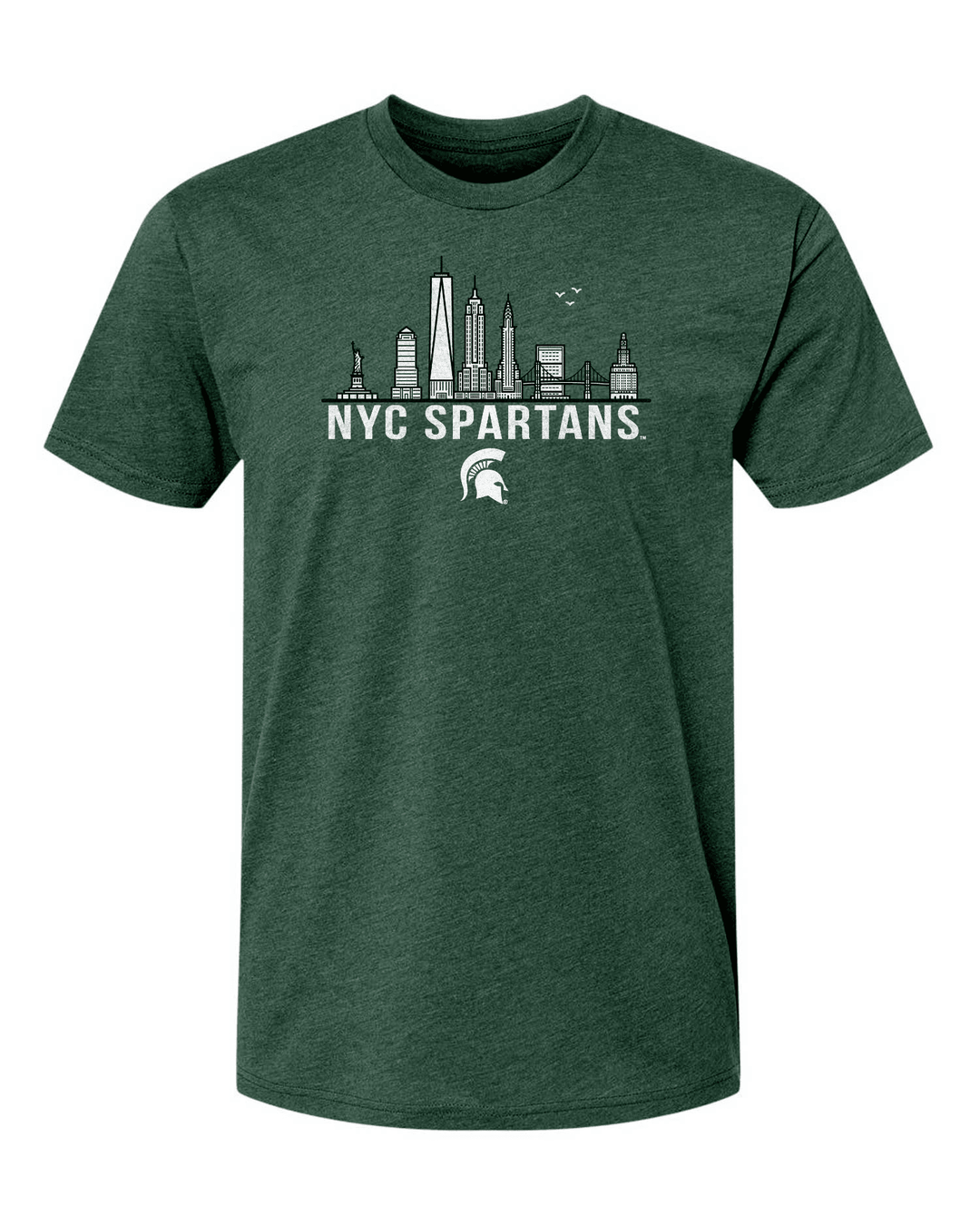 Green t-shirt with &