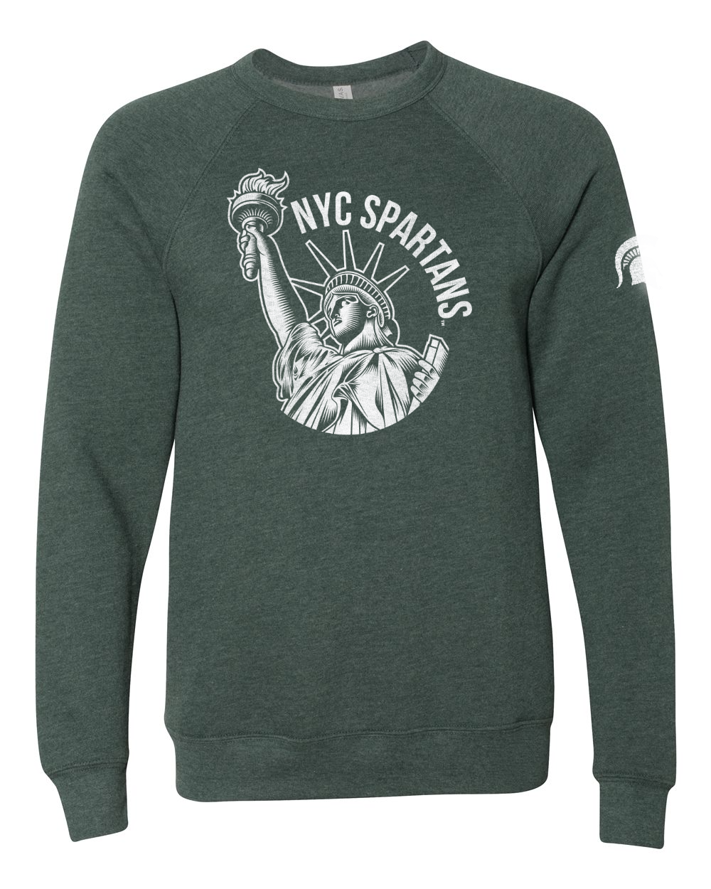NYC Spartans Statue of Liberty Crewneck Sweatshirt