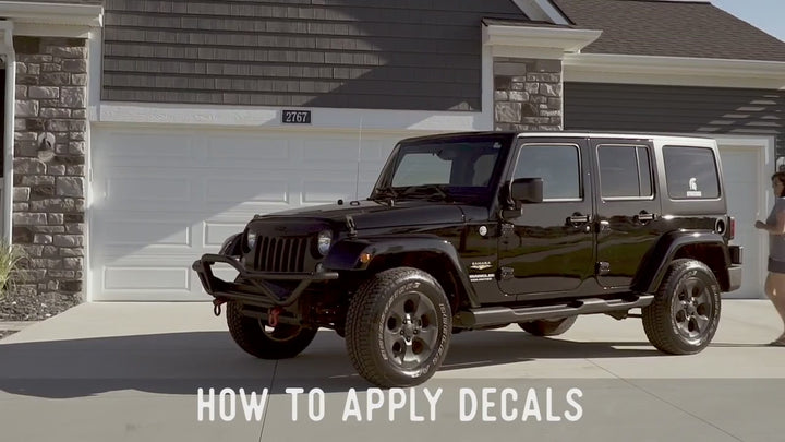 Nudge Printing How to apply a car decal video