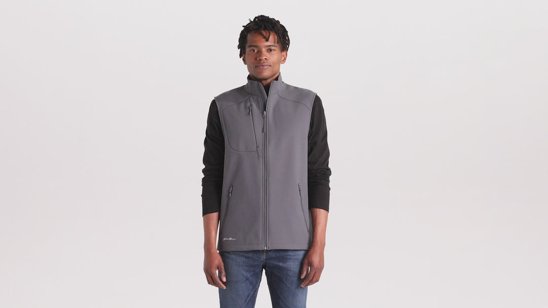 Video showing the Eddie Bauer performance vest sold by Nudge Printing