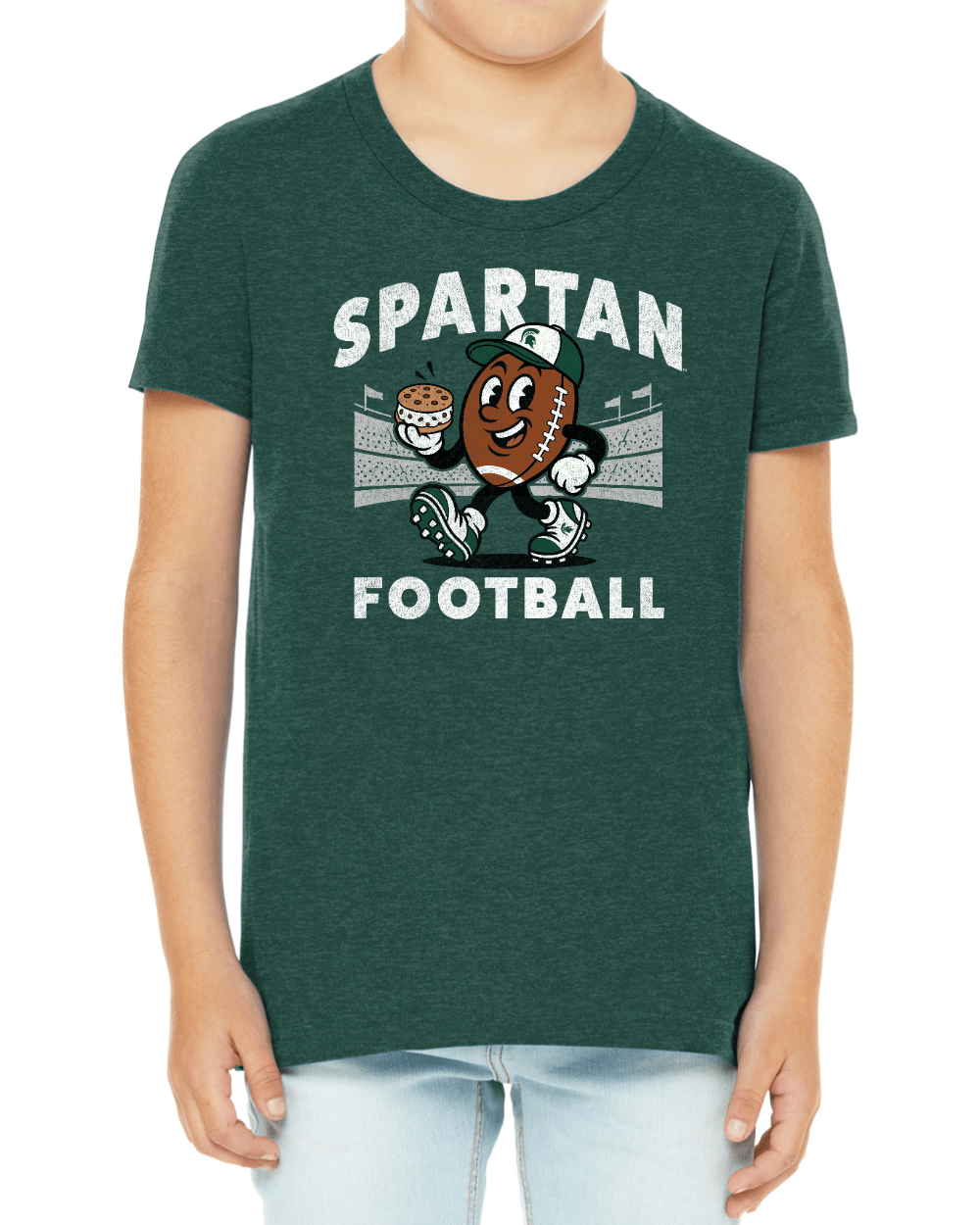Michigan State Youth Mr. Football Green T-Shirt