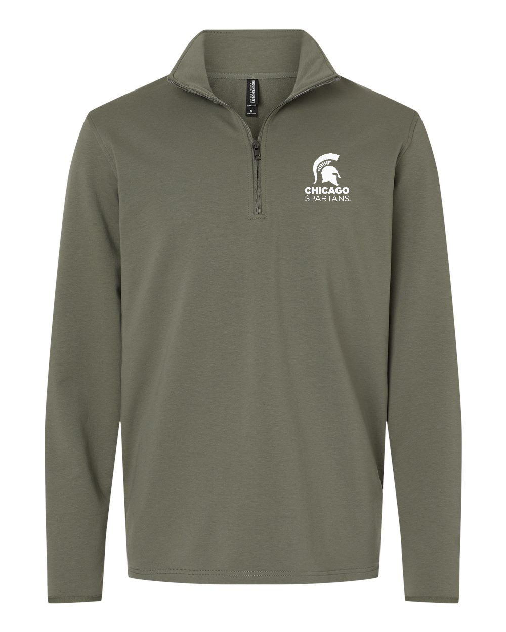 MSU Chicago Spartans Pine Green Perform Quarter-zip