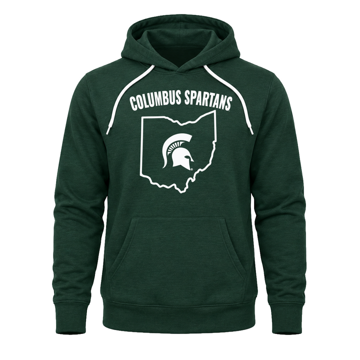 MSU Columbus Spartans Green Hoodie