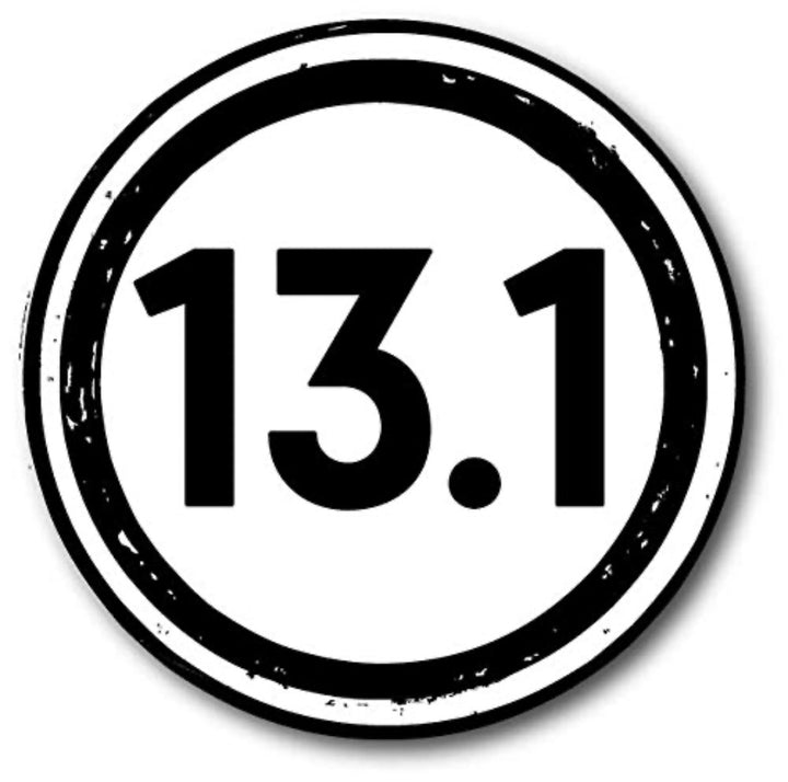 13.1 Car Decal Bumper Sticker Modern Round Circle