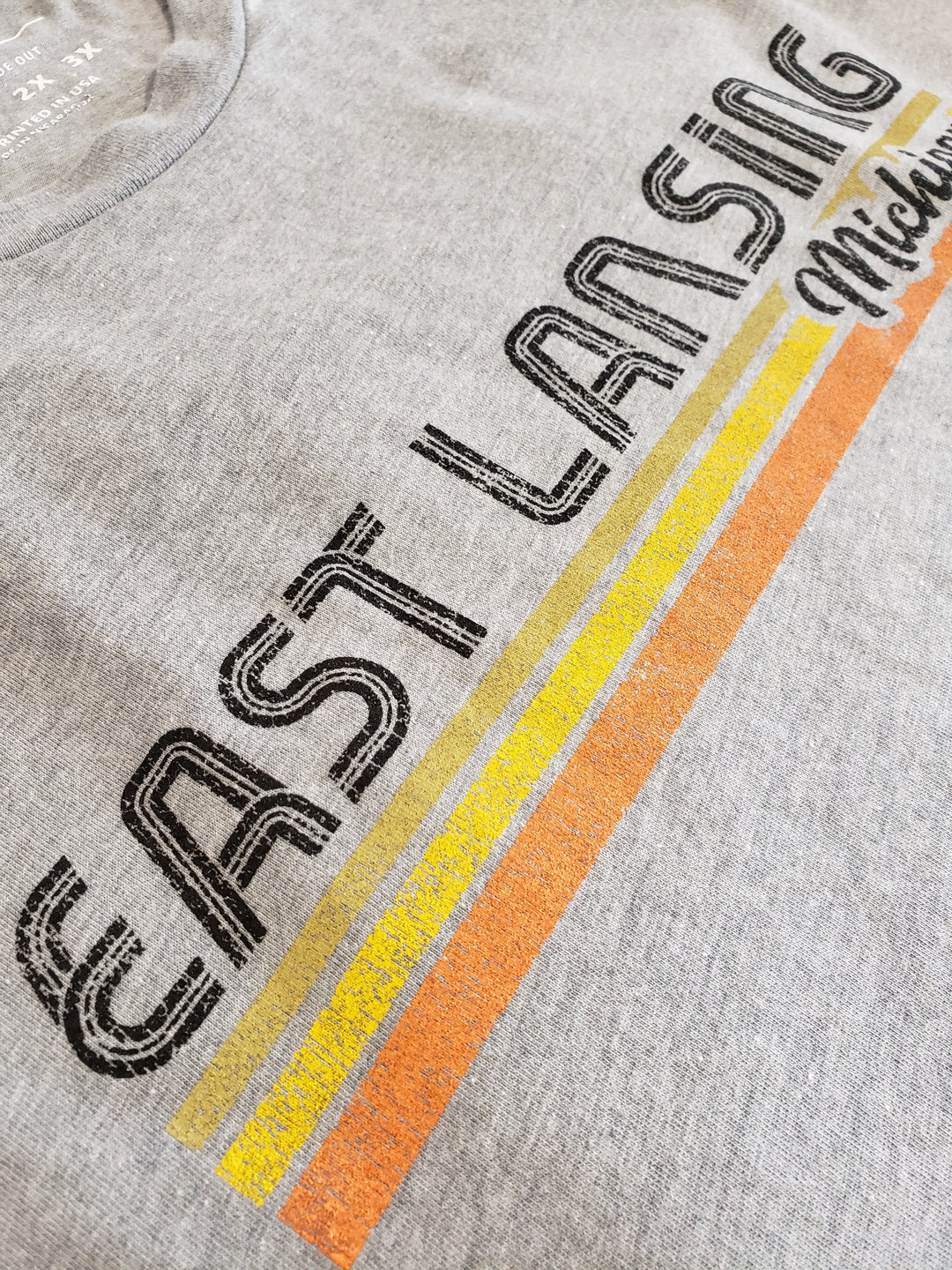 East Lansing Vintage T-Shirt - Nudge Printing