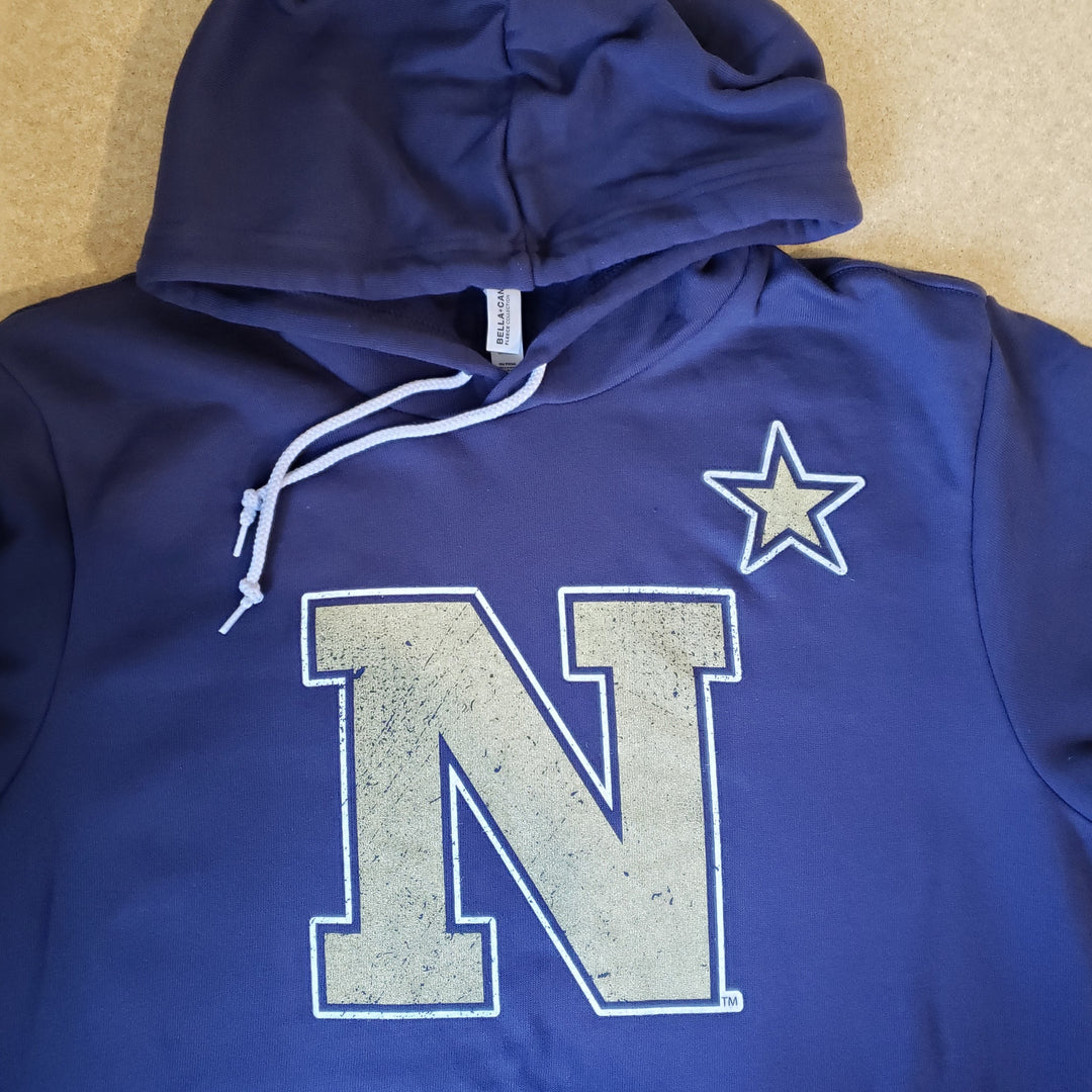 US Naval Academy Primary N* Logo Hoodie Sweatshirt - Nudge Printing