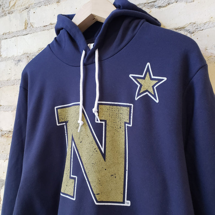 US Naval Academy Primary N* Logo Hoodie Sweatshirt - Nudge Printing