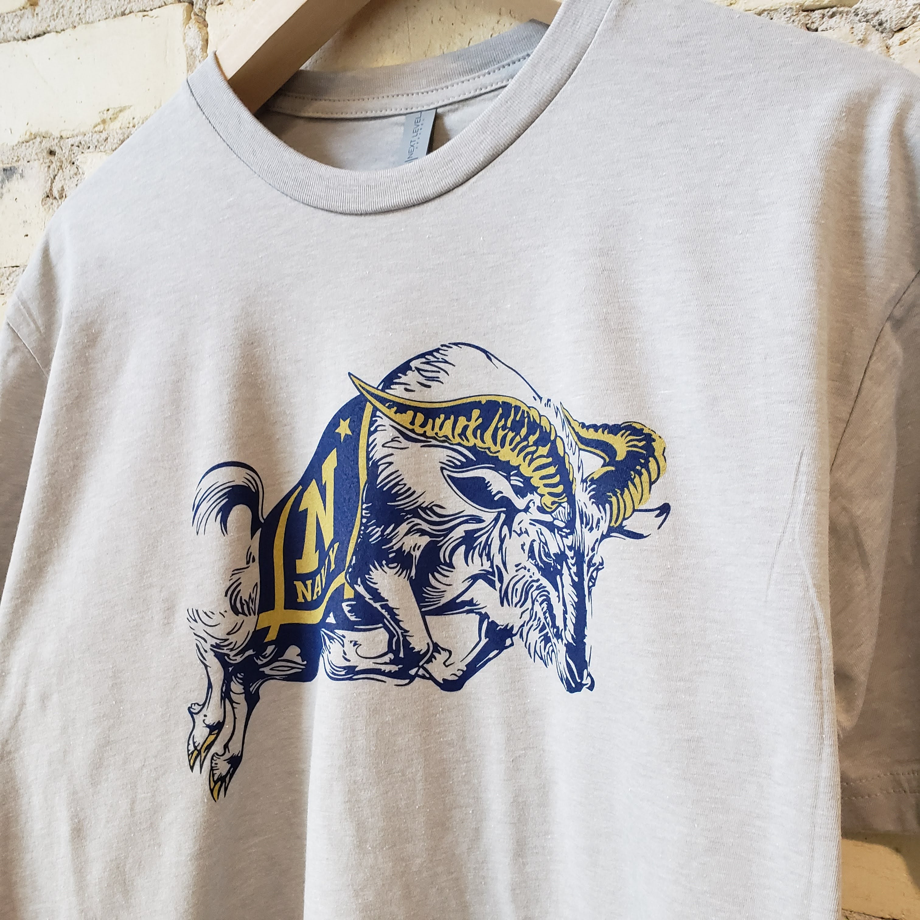 US Naval Academy Vintage Navy Bill the Goat T-shirt – Nudge Printing