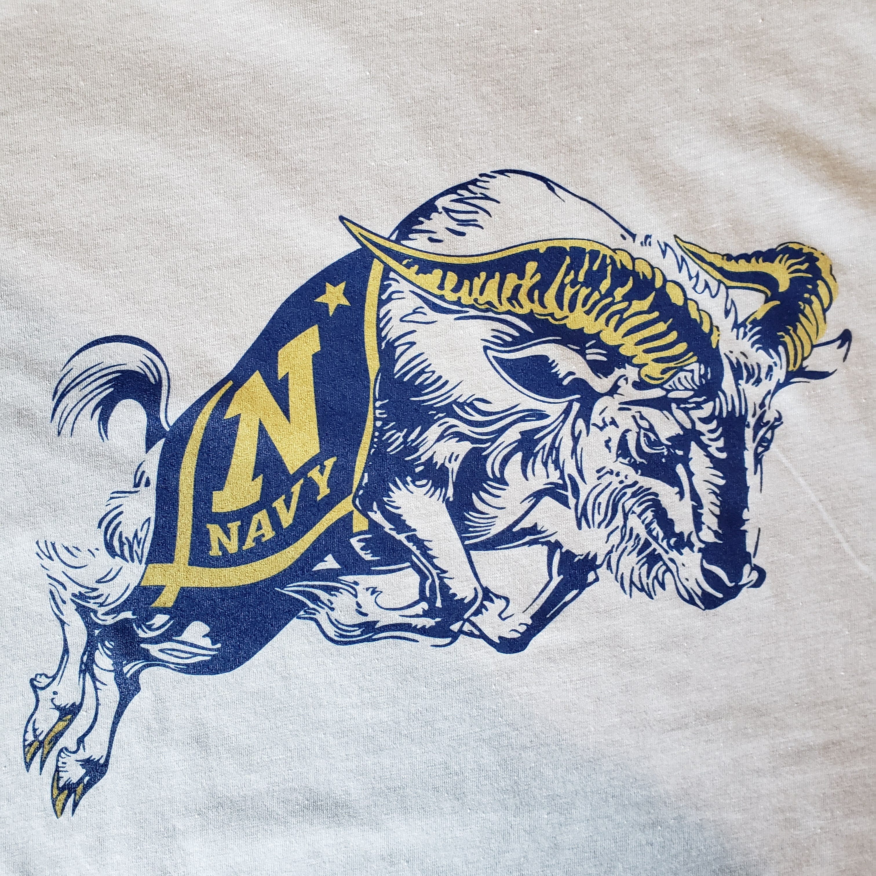 US Naval Academy Vintage Navy Bill the Goat T-shirt – Nudge Printing