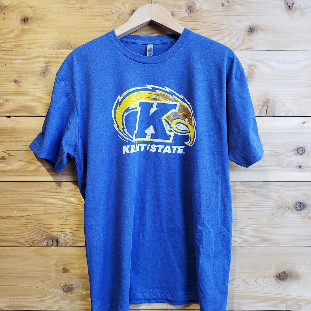 Kent State University Golden Flashes Primary Logo Unisex T-shirt (Royal Blue)