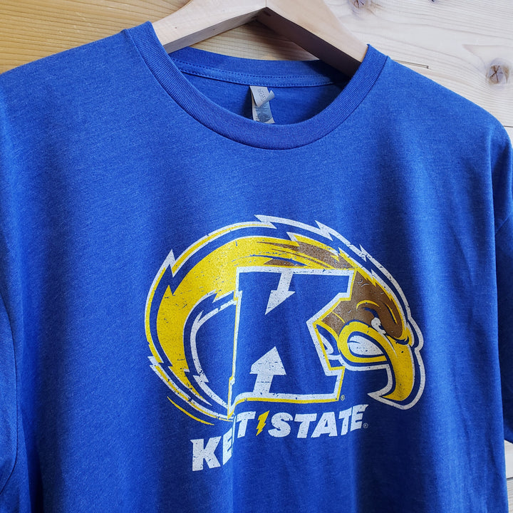 Kent State University Golden Flashes Primary Logo Unisex T-shirt (Royal Blue)