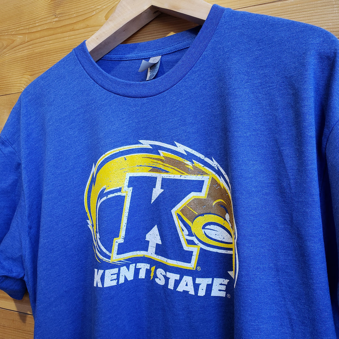 Kent State University Golden Flashes Primary Logo Unisex T-shirt (Royal Blue)