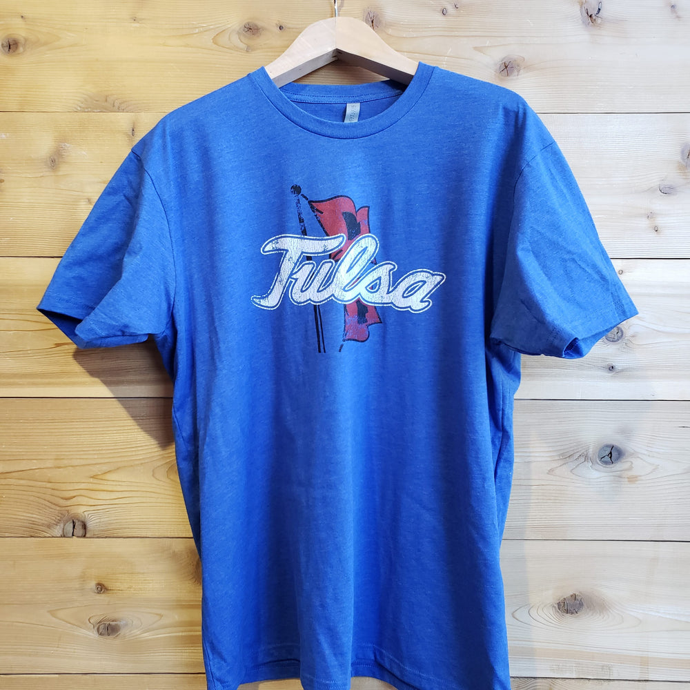 The University of Tulsa Golden Hurricane Primary Logo Unisex T-shirt (Royal Blue)