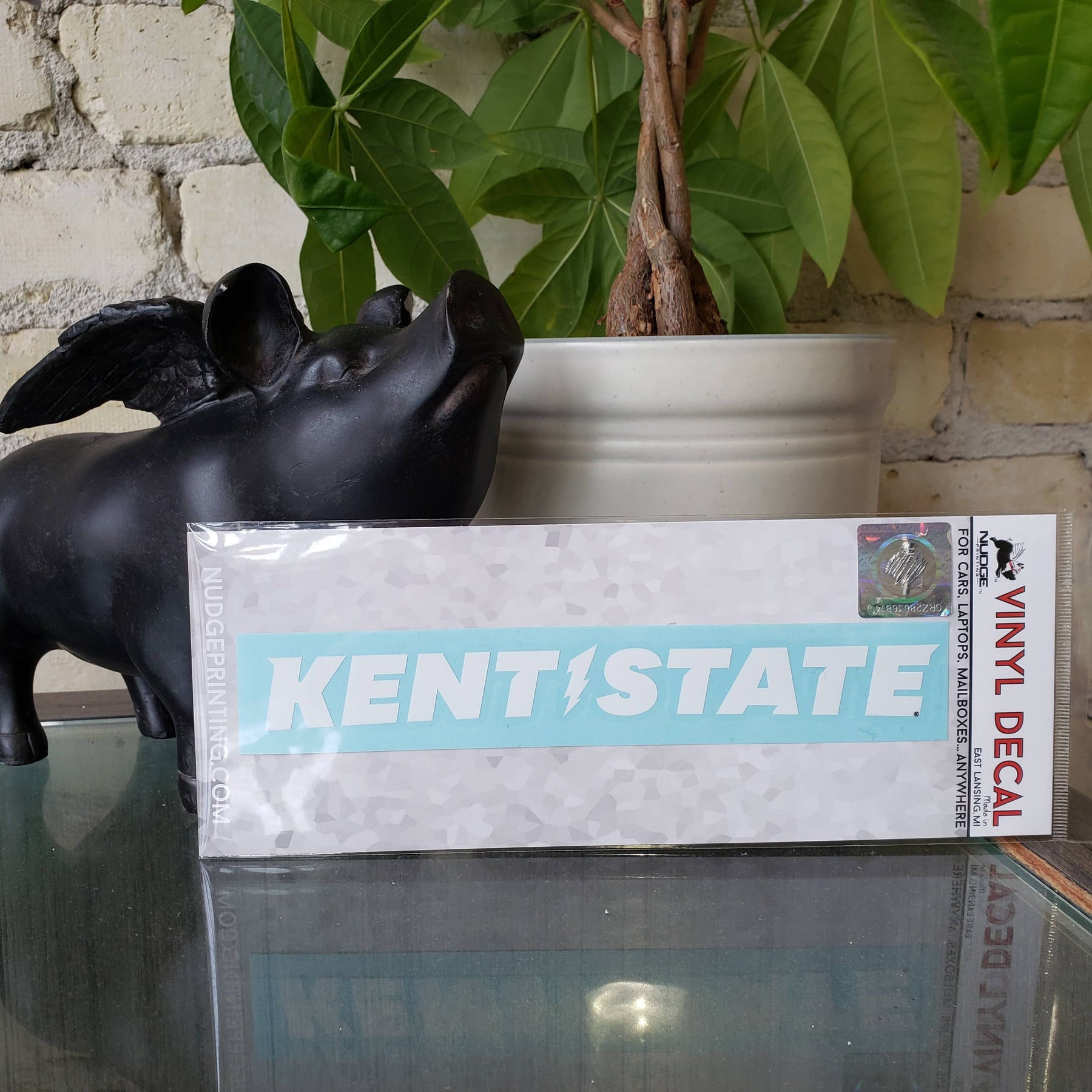 Kent State University Wordmark Logo Car Decal Bumper Sticker – Nudge ...