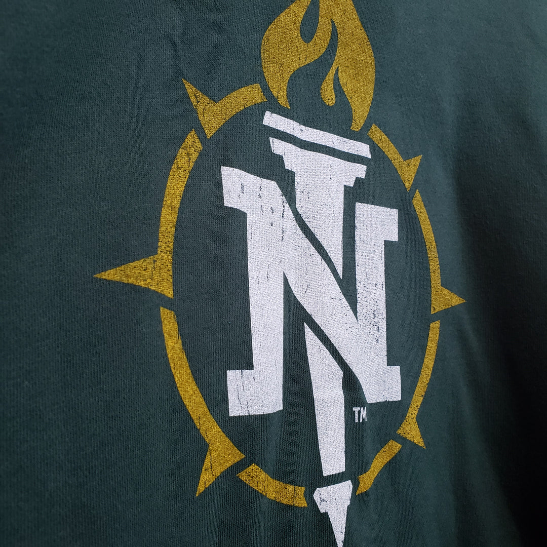 Northern Michigan University Wildcats Academic Torch Logo Hooded Sweatshirt