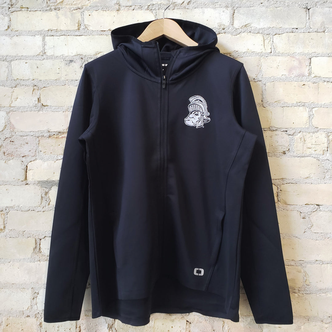 Gruff Sparty MSU Michigan State Black OGIO Zip Up Hoodie 