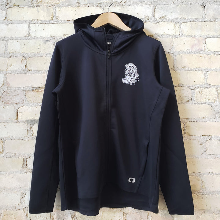 Gruff Sparty MSU Michigan State Black OGIO Zip Up Hoodie 