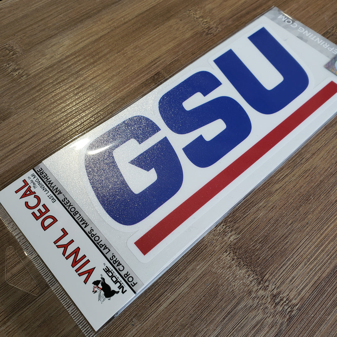 Georgia State University Panthers Block GSU Car Decal Bumper Sticker