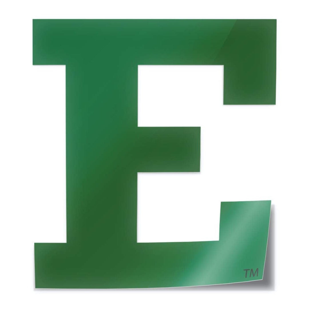 Eastern Michigan Green Block E Decal - Nudge Printing