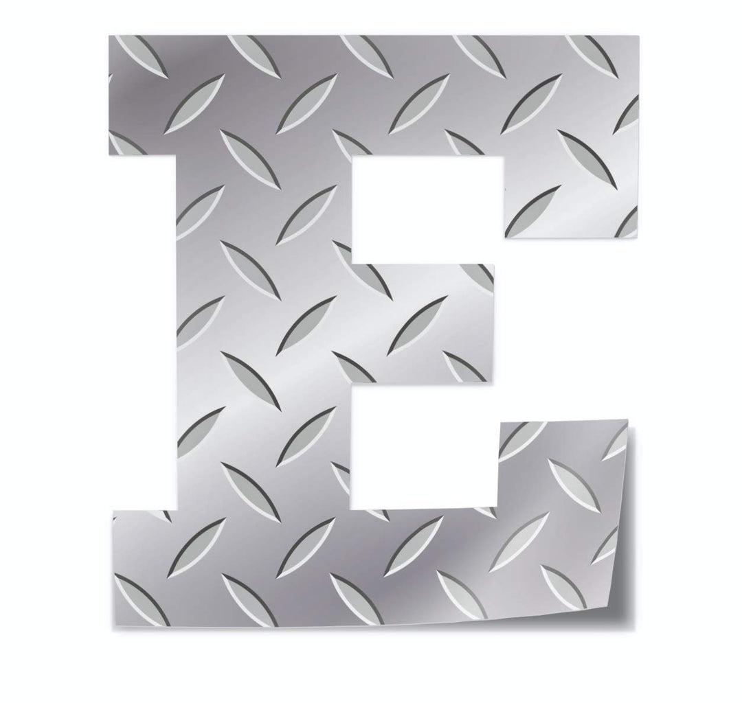 Eastern Michigan Steel Plate Block E Car Decal - Nudge Printing