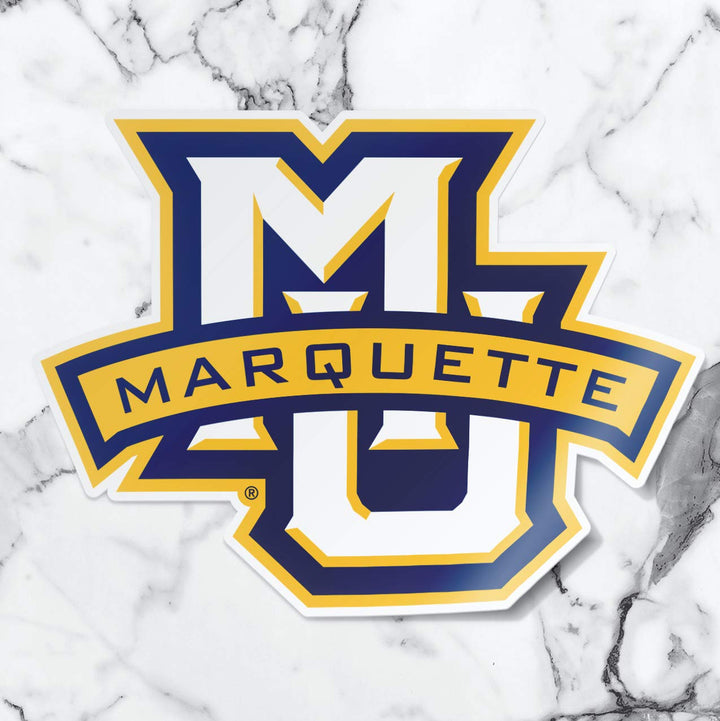 Marquette University Primary Logo Car Decal - Nudge Printing