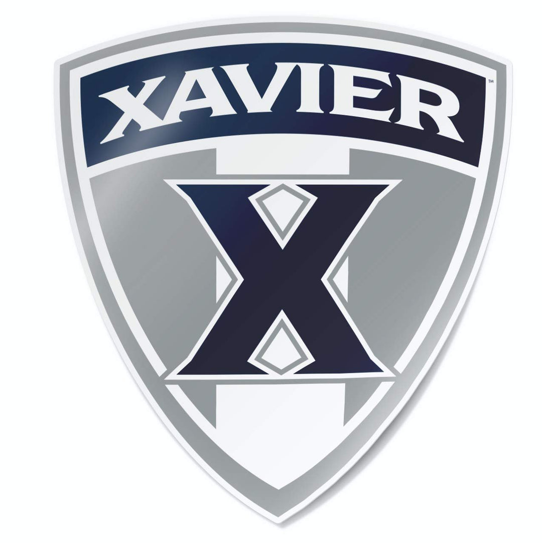 Xavier University X Shield Car Decal - Nudge Printing