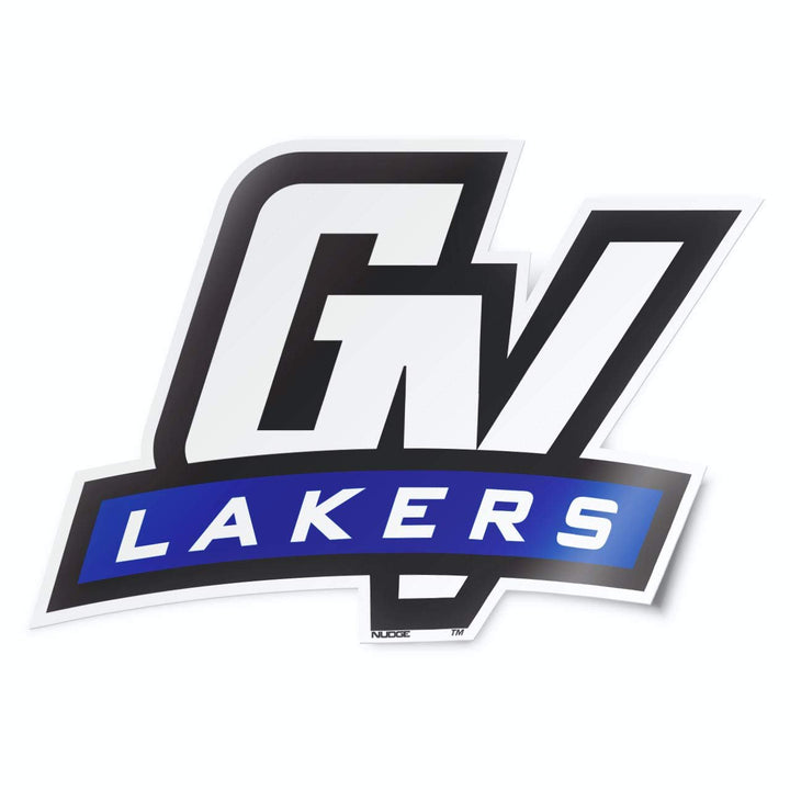 Grand Valley State University GV with Ribbon Logo Car Decal - Nudge Printing