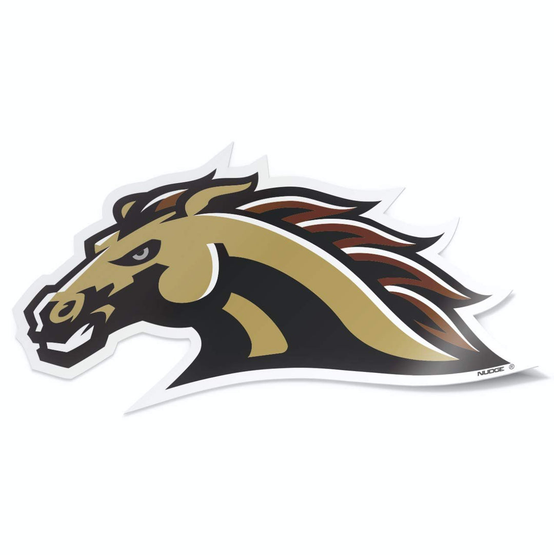 Western Michigan University Full Color Bronco Head Car Decal - Nudge Printing