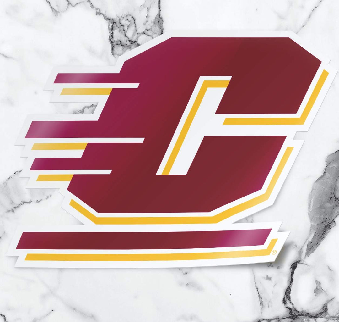 Central Michigan University - Action C in Full Color Car Decal - Nudge Printing