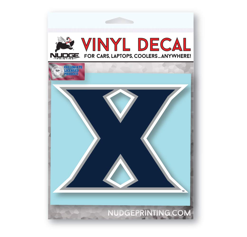 Xavier Sticker Red Color Xavier University Block X Car Decal – Nudge Printing