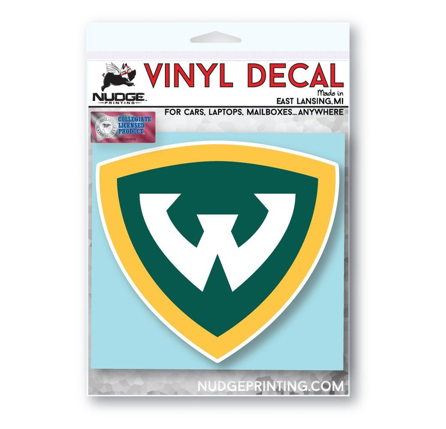 Wayne State University Full Color Block W Logo Car Decal – Nudge Printing