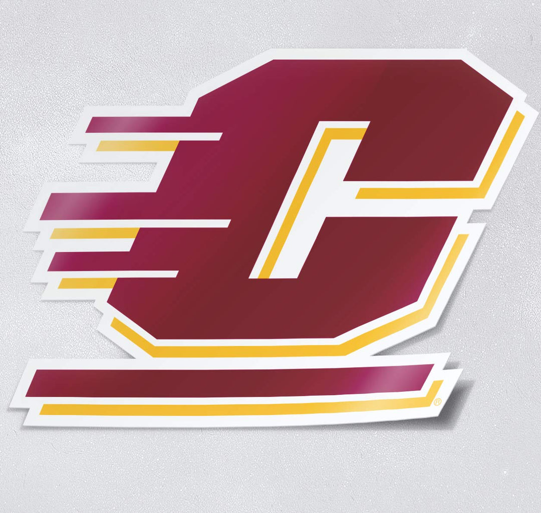 Central Michigan University - Action C in Full Color Car Decal - Nudge Printing