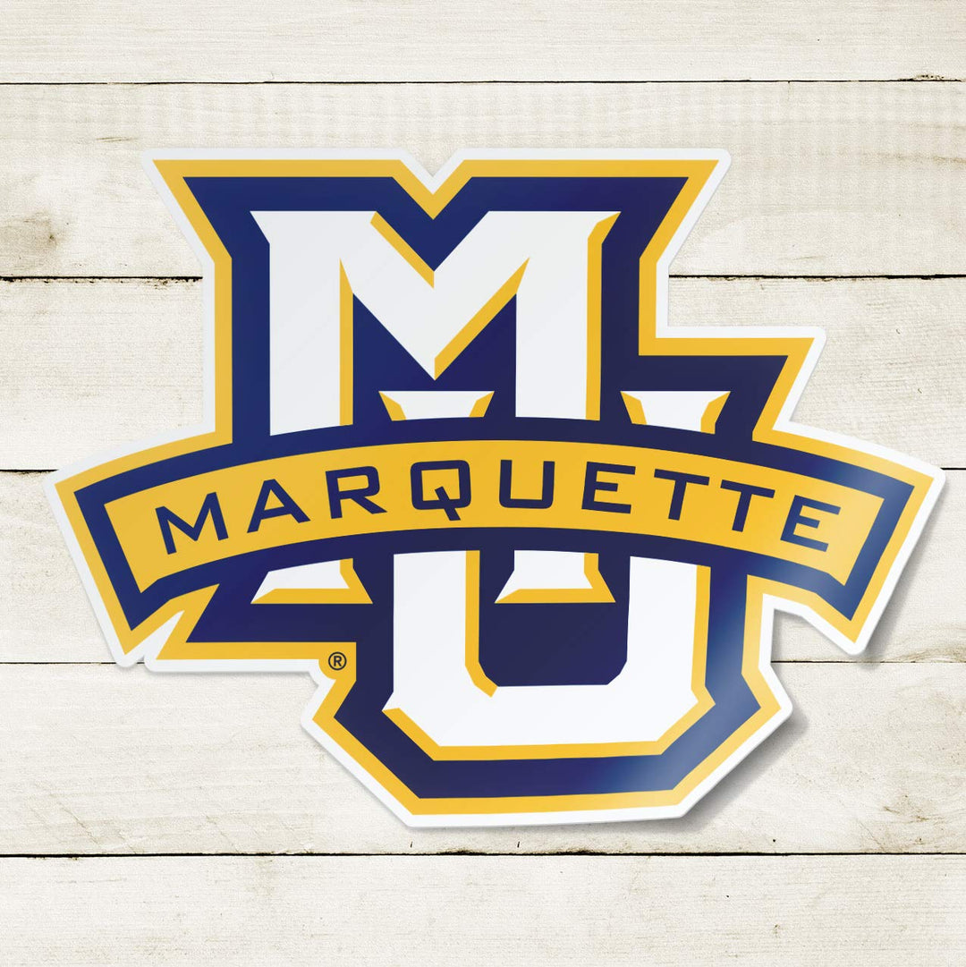 Marquette University Primary Logo Car Decal - Nudge Printing