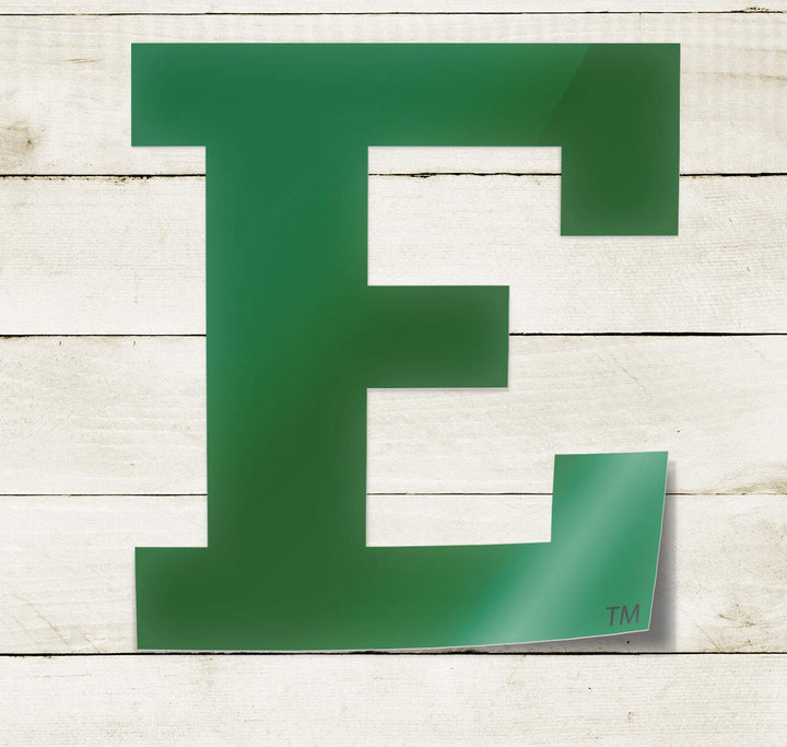 Eastern Michigan Green Block E Decal - Nudge Printing