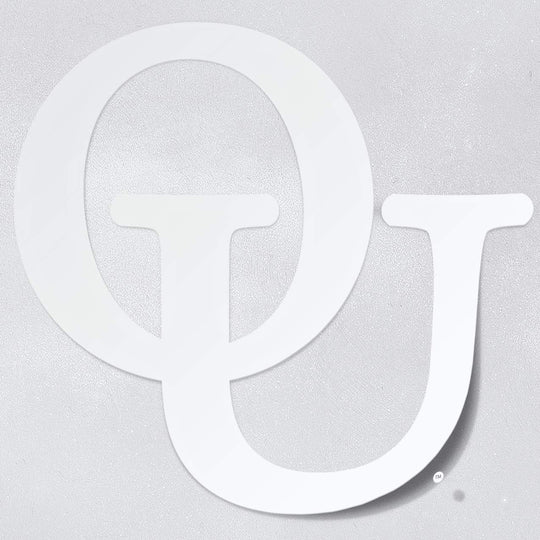 Oakland University Interlocking OU Logo Car Decal | Nudge Printing