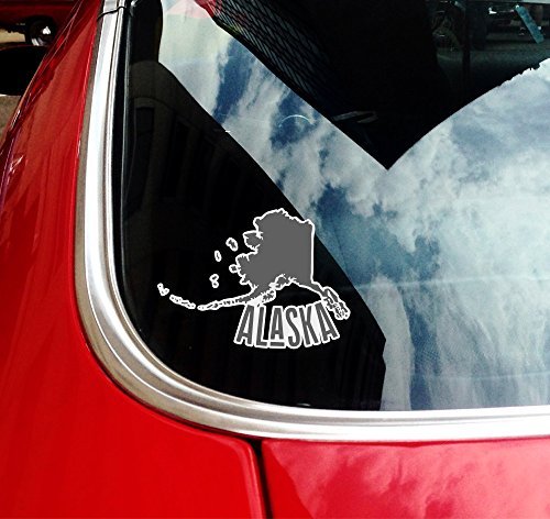 State of Alaska Car Decal - Nudge Printing