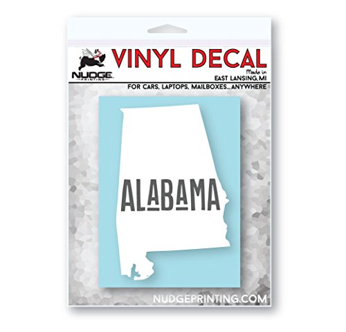 State of Alabama Car Decal - Nudge Printing